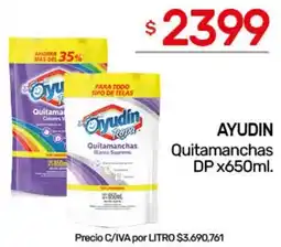 Nini Mayorista Ayudin quitamanchas dp oferta