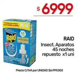 Nini Mayorista Raid insect. aparatos oferta