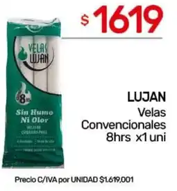 Nini Mayorista Lujan velas convencionales oferta
