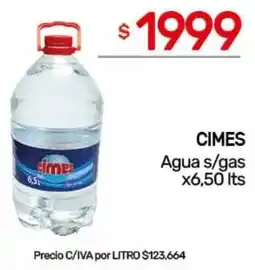 Nini Mayorista Cimes agua s/gas oferta