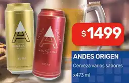Nini Mayorista Andes origen cerveza varios sabores oferta