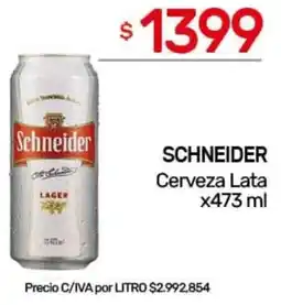 Nini Mayorista Schneider cerveza lata oferta