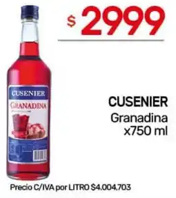 Nini Mayorista Cusenier granadina oferta