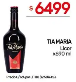 Nini Mayorista Tia maria licor oferta