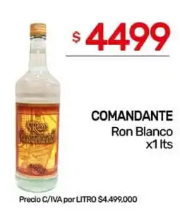 Nini Mayorista Comandante ron blanco oferta