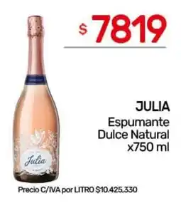 Nini Mayorista Julia espumante dulce natural oferta