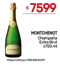 Nini Mayorista Montchenot champaña extra brut oferta
