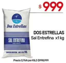 Nini Mayorista Dos estrellas sal entrefina oferta