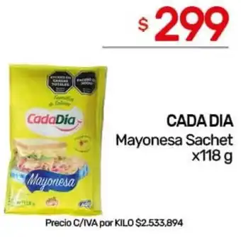 Cada dia mayonesa sachet