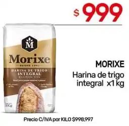Nini Mayorista Morixe harina de trigo integral oferta