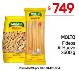Nini Mayorista Molto fideos al huevo oferta