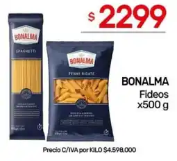 Nini Mayorista Bonalma fideos oferta