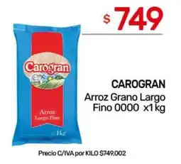 Nini Mayorista Carogran arroz grano largo fino 0000 oferta