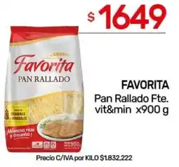 Nini Mayorista Favorita pan rallado fte. vit&min oferta