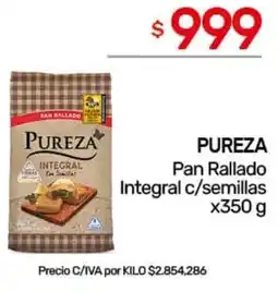 Nini Mayorista Pureza pan rallado integral c/semillas oferta