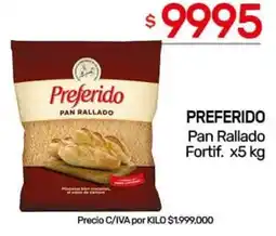 Nini Mayorista Preferido pan rallado fortif. oferta