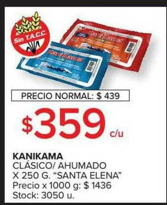 Carrefour Market Kanikama Clásico Ahumado oferta