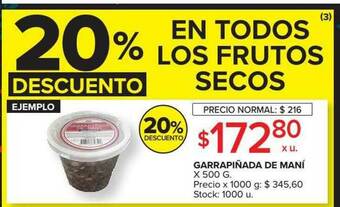 Carrefour Market Garrapiñada De Maní 20% Descuento oferta