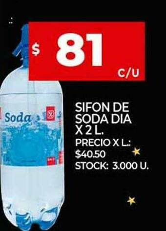 Supermercados DIA Sifon De Soda Dia oferta