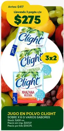 Super MAMI Jugo en polvo clight oferta