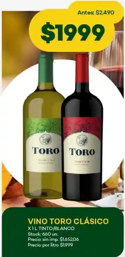 Super MAMI Vino toro clásico oferta