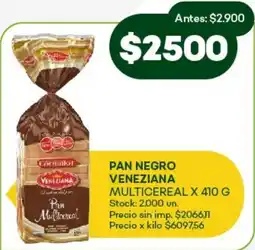 Super MAMI Pan negro veneziana oferta