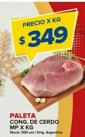 Carrefour Paleta de cerdo oferta