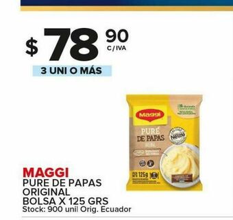 Carrefour Maxi Puré de papas maggi oferta