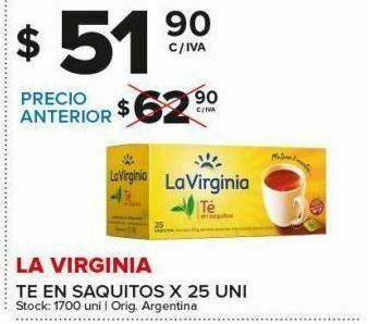 Carrefour Maxi Tés la virginia oferta