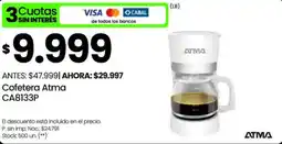 Changomas ATMA cafetera oferta