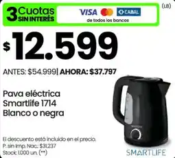 Changomas Smartlife pava eléctrica 1714 oferta