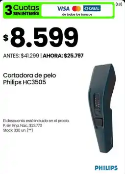 Changomas Philips cortadora de pelo oferta