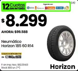 Changomas Horizon neumático 185 60 R14 oferta