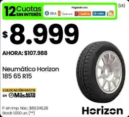 Changomas Horizon neumático 185 65 R15 oferta