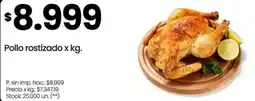 Changomas Pollo rostizado oferta
