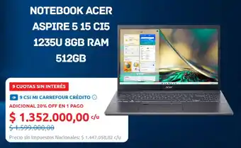 Acer Aspire 5 15 C15 Notebook
