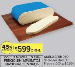 Carrefour Primera marca queso cremoso oferta