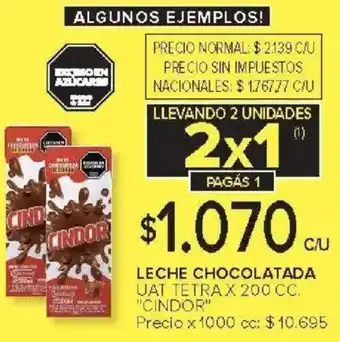 Cindor leche chocolatada uat tetra