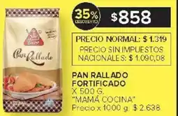 Carrefour Mama cocina pan rallado fortificado oferta