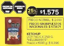 Carrefour Hellmann's ketchup doy pack oferta
