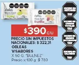 Carrefour Bulnez obleas v/sabores oferta
