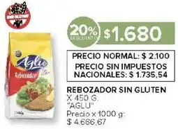 Carrefour Aglu rebozador sin gluten oferta
