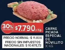 Carrefour Carne picada especial de novillito oferta