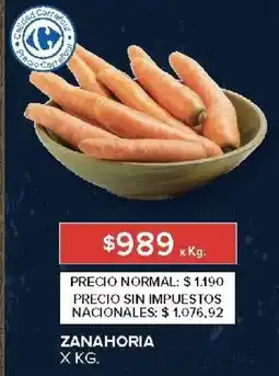Carrefour Zanahoria oferta