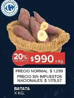 Carrefour Batata oferta