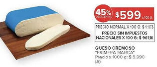 Carrefour Primera marca queso cremoso oferta