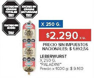 Carrefour Paladini leberwurst oferta
