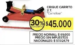 Carrefour Carrefour crique carrito 2 t. oferta