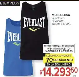 Carrefour Everlast musculosa v/ colores oferta