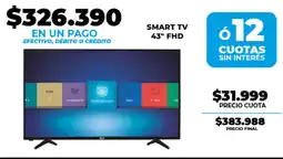 Supermayorista Vital Smart tv 43" fhd oferta